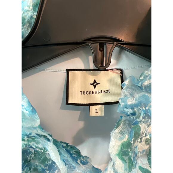 Tuckernuck size large Waters Edge hydrangea dress - Picture 3 of 4